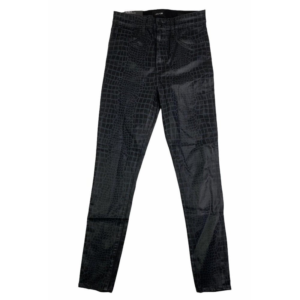 Joes‎ Jeans Womens Black Flat Front The Bella High Rise Skinny Ankle Jeans Sz 26
